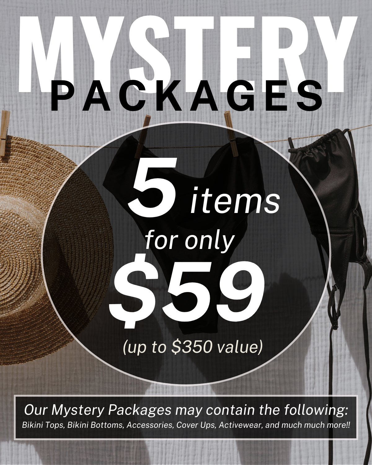 Mystery Package - 5 Items for $59